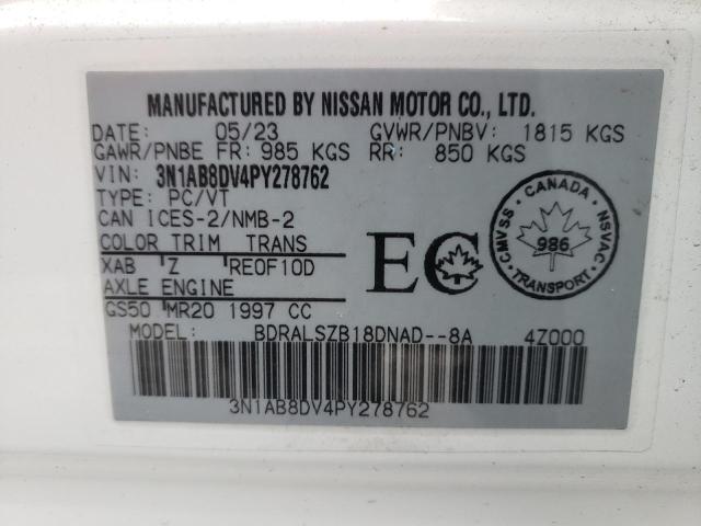 3N1AB8DV4PY278762 - 2023 NISSAN SENTRA SR TWO TONE photo 13