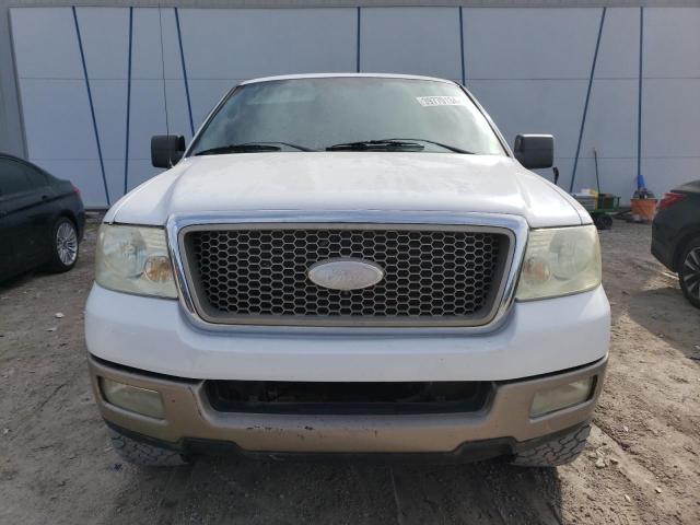 1FTRX12594KC28977 - 2004 FORD F150 WHITE photo 5