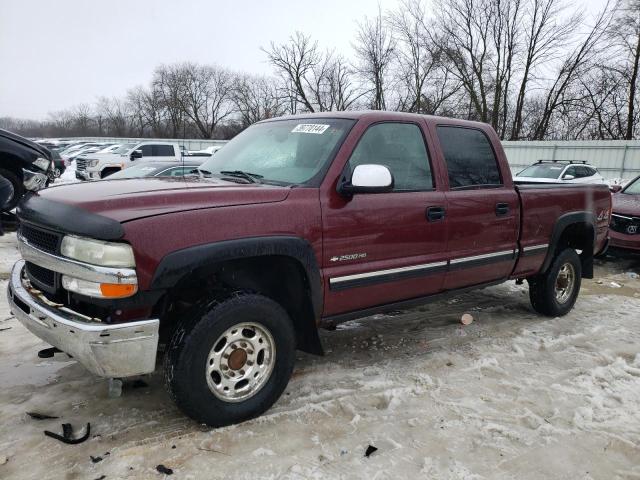 1GCHK23U42F249652 - 2002 CHEVROLET silverado K2500 HEAVY DUTY RED photo 1