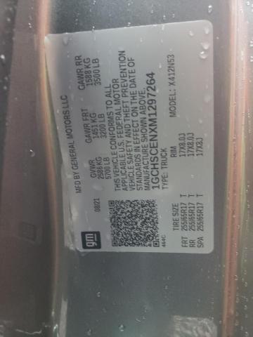 1GCHSCENXM1297264 - 2021 CHEVROLET COLORADO LT GRAY photo 12