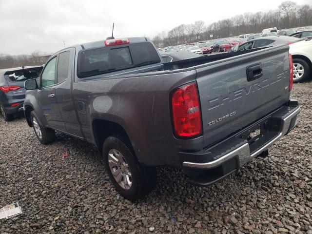 1GCHSCENXM1297264 - 2021 CHEVROLET COLORADO LT GRAY photo 2