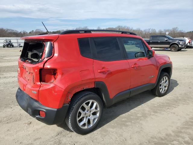 ZACCJBBT2GPC68534 - 2016 JEEP RENEGADE LATITUDE RED photo 3