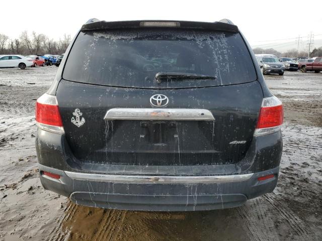 5TDBK3EH7DS208527 - 2013 TOYOTA HIGHLANDER BASE BLACK photo 6