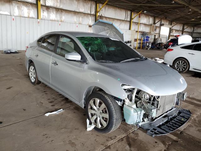 3N1AB7AP2DL711455 - 2013 NISSAN SENTRA S SILVER photo 4