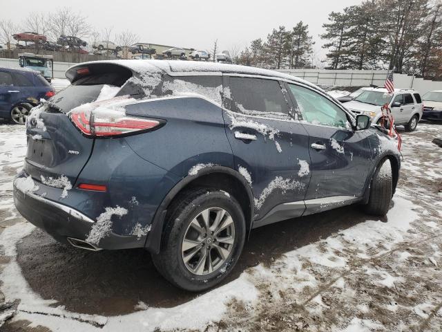 5N1AZ2MH1FN289886 - 2015 NISSAN MURANO S BLUE photo 3