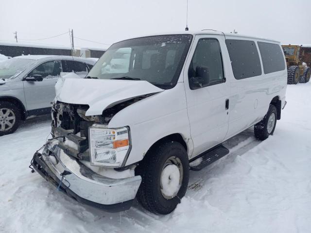 1FBNE31L59DA59038 - 2009 FORD ECONOLINE E350 SUPER DUTY WAGON WHITE photo 1