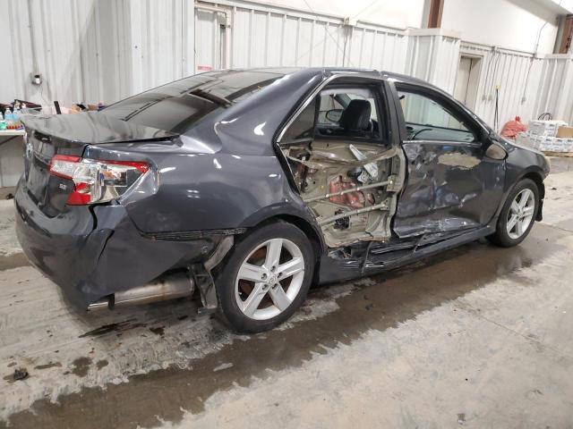 4T1BF1FK2CU126519 - 2012 TOYOTA CAMRY BASE GRAY photo 3