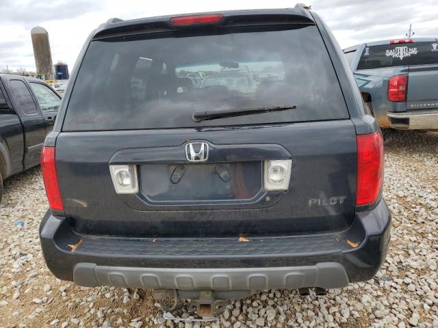 2HKYF18723H594381 - 2003 HONDA PILOT EXL BLACK photo 6