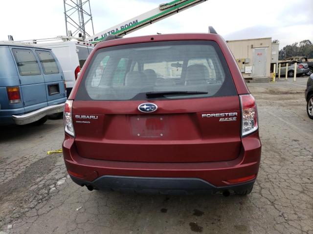 JF2SH6BC1AH778629 - 2010 SUBARU FORESTER XS RED photo 6