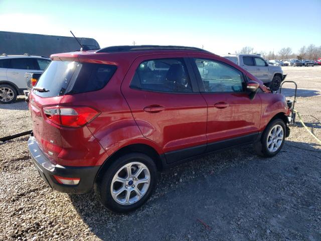 MAJ3S2GEXKC254830 - 2019 FORD ECOSPORT SE RED photo 3