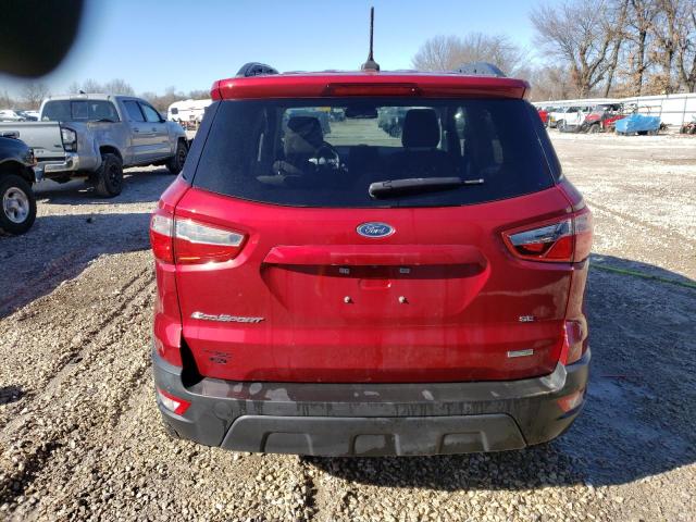 MAJ3S2GEXKC254830 - 2019 FORD ECOSPORT SE RED photo 6