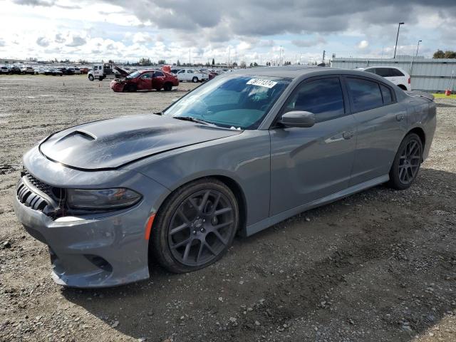 2C3CDXCT9JH340216 - 2018 DODGE CHARGER R/T GRAY photo 1