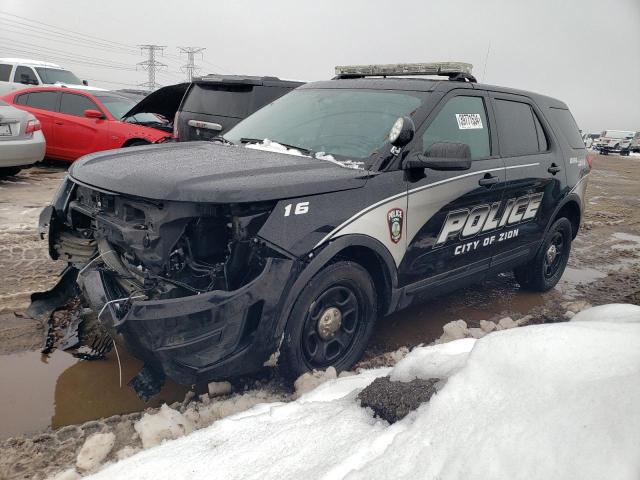 1FM5K8ARXJGA83369 - 2018 FORD EXPLORER POLICE INTERCEPTOR BLACK photo 1