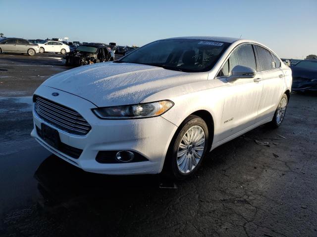 3FA6P0LU1DR273660 - 2013 FORD FUSION SE HYBRID WHITE photo 1