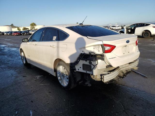 3FA6P0LU1DR273660 - 2013 FORD FUSION SE HYBRID WHITE photo 2