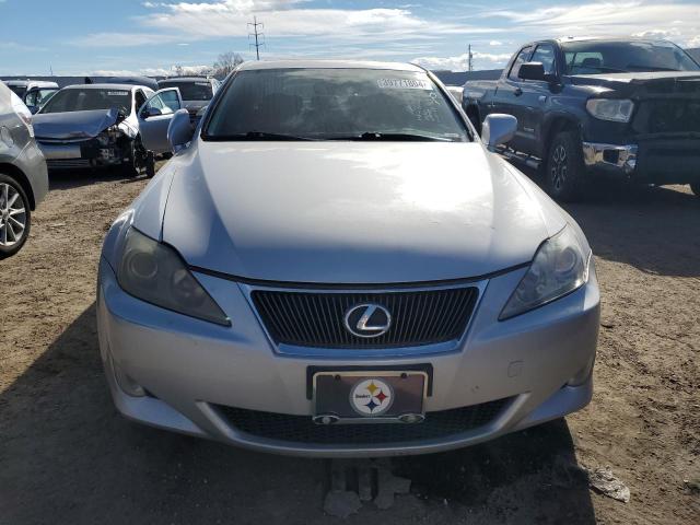 JTHCK262362007712 - 2006 LEXUS IS 250 SILVER photo 5