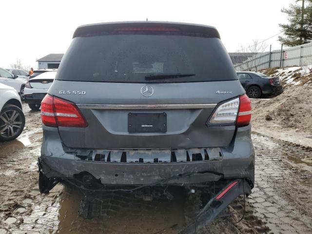 4JGDF7DE4JB075753 - 2018 MERCEDES-BENZ GLS 550 4MATIC GRAY photo 6