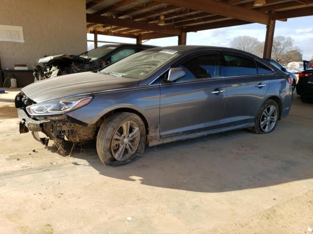 5NPE34AF3JH653742 - 2018 HYUNDAI SONATA SPORT GRAY photo 1