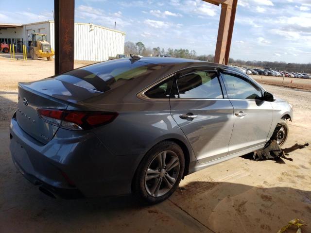 5NPE34AF3JH653742 - 2018 HYUNDAI SONATA SPORT GRAY photo 3