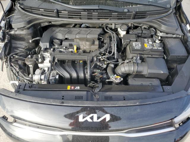 3KPA24AD4NE448070 - 2022 KIA RIO LX BLACK photo 11