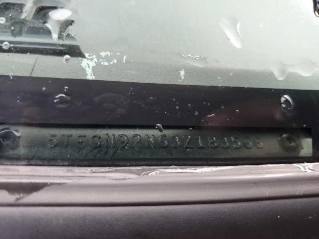 5TEGN92N63Z183566 - 2003 TOYOTA TACOMA DOUBLE CAB PRERUNNER SILVER photo 12