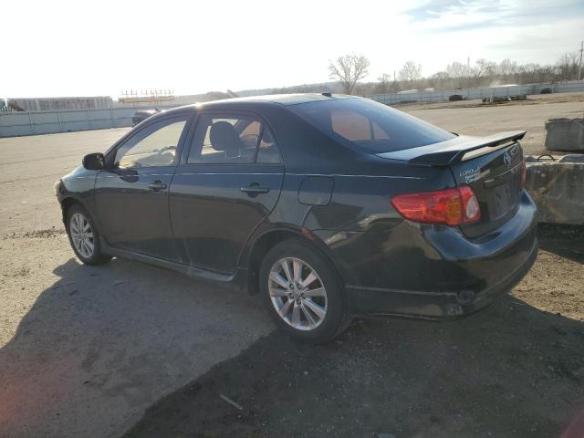 1NXBU4EE3AZ321884 - 2010 TOYOTA COROLLA BASE BLACK photo 2