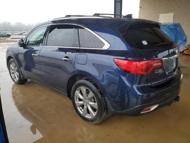 5FRYD4H87FB004435 - 2015 ACURA MDX ADVANCE BLUE photo 2