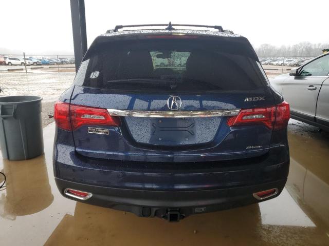 5FRYD4H87FB004435 - 2015 ACURA MDX ADVANCE BLUE photo 6