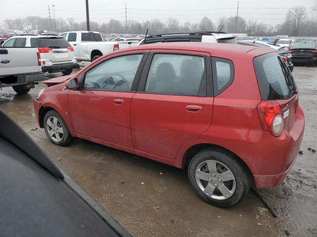 KL1TD66E79B618979 - 2009 CHEVROLET AVEO LS MAROON photo 2