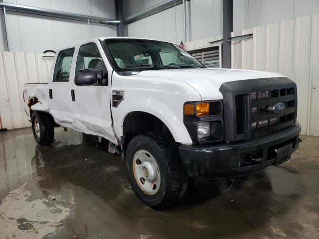 1FTSW21508EA98717 - 2008 FORD F250 SUPER DUTY WHITE photo 4