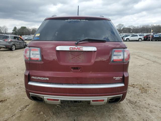 1GKKRTKD6FJ373616 - 2015 GMC ACADIA DENALI MAROON photo 6