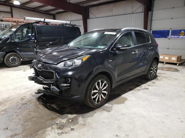 KNDPNCAC7H7292632 - 2017 KIA SPORTAGE EX BLACK photo 1