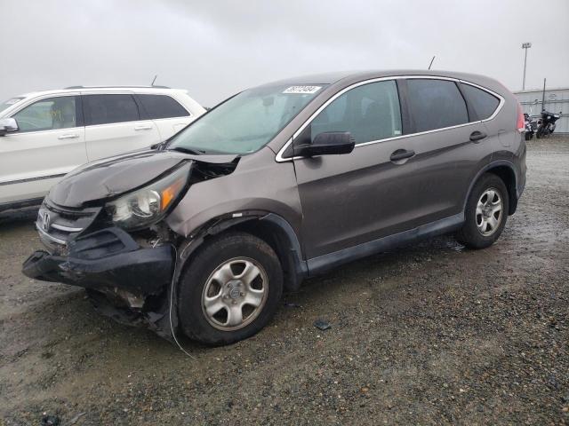 2HKRM3H34EH535015 - 2014 HONDA CR-V LX GRAY photo 1