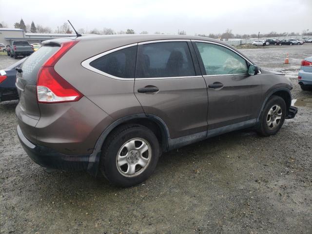 2HKRM3H34EH535015 - 2014 HONDA CR-V LX GRAY photo 3