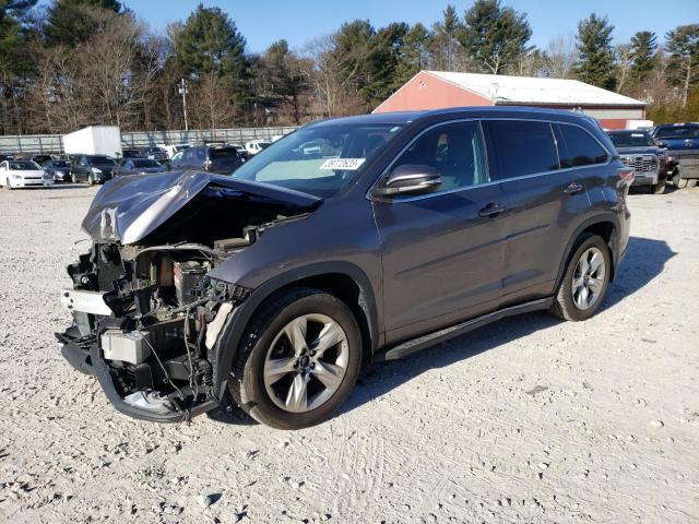 5TDDKRFH3ES042289 - 2014 TOYOTA HIGHLANDER LIMITED GRAY photo 1