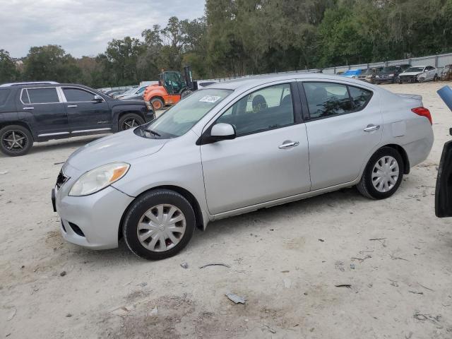 3N1CN7AP8EL858879 - 2014 NISSAN VERSA S SILVER photo 1