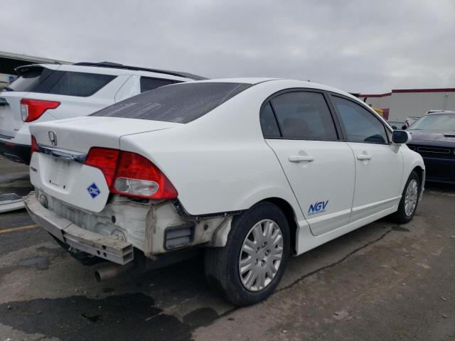 19XFA4F50AE000025 - 2010 HONDA CIVIC GX WHITE photo 3