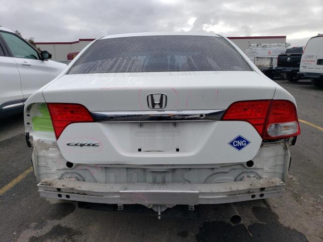 19XFA4F50AE000025 - 2010 HONDA CIVIC GX WHITE photo 6