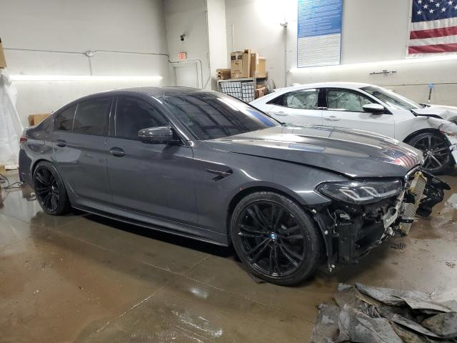 WBS83CH04MCF76691 - 2021 BMW M5 GRAY photo 4