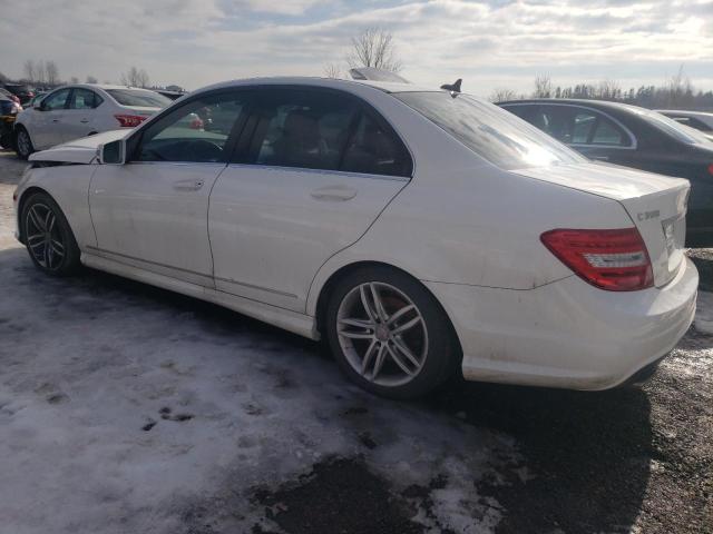 WDDGF8AB9EA950909 - 2014 MERCEDES-BENZ C 300 4MATIC WHITE photo 2