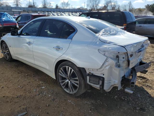 JN1EV7AR6KM550668 - 2019 INFINITI Q50 LUXE WHITE photo 2