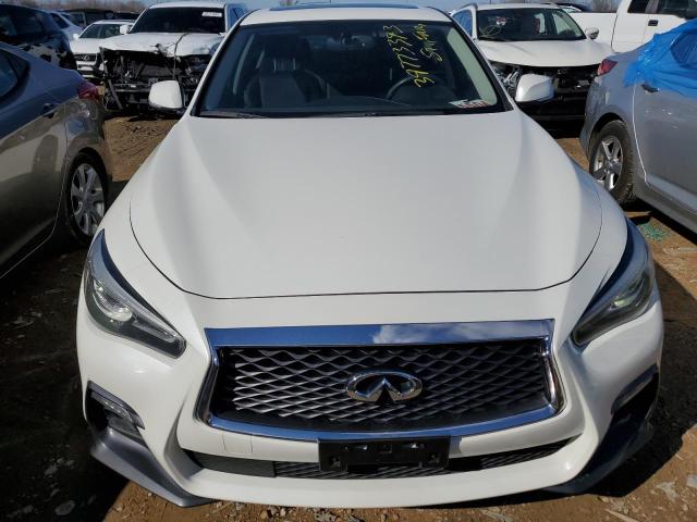 JN1EV7AR6KM550668 - 2019 INFINITI Q50 LUXE WHITE photo 5