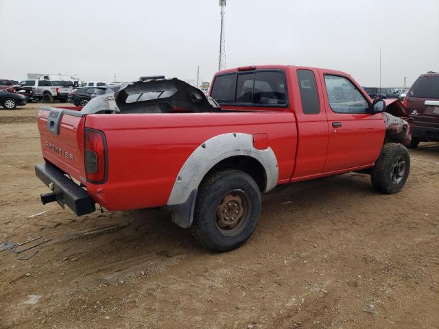 1N6ED26YX1C383736 - 2001 NISSAN FRONTIER KING CAB XE RED photo 3