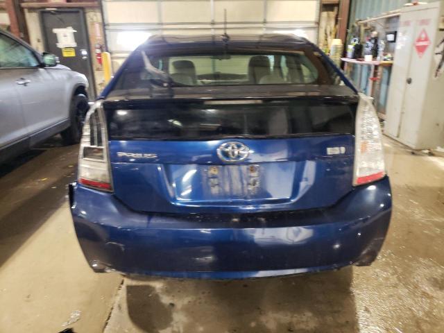 JTDKN3DU8B0267107 - 2011 TOYOTA PRIUS BLUE photo 6