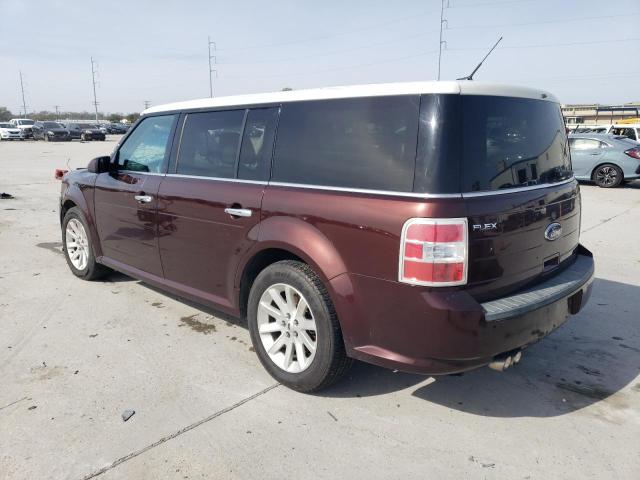 2FMGK5CC2ABA77217 - 2010 FORD FLEX SEL BURGUNDY photo 2