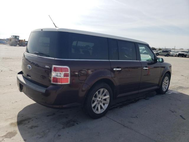 2FMGK5CC2ABA77217 - 2010 FORD FLEX SEL BURGUNDY photo 3