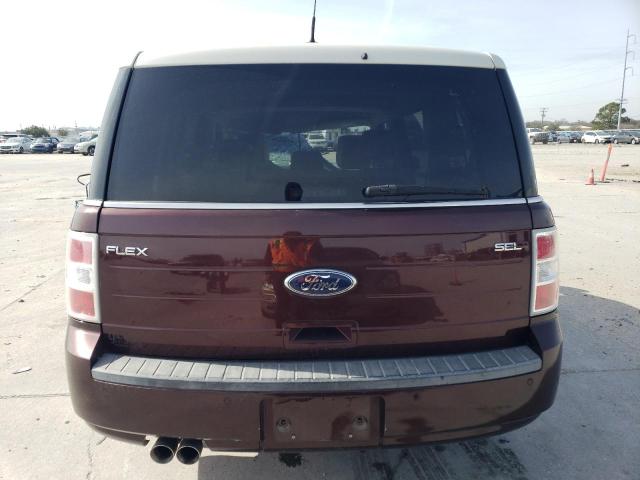 2FMGK5CC2ABA77217 - 2010 FORD FLEX SEL BURGUNDY photo 6