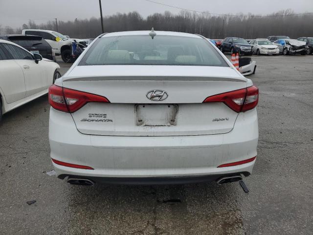 5NPE34AF6FH251933 - 2015 HYUNDAI SONATA SPORT WHITE photo 6