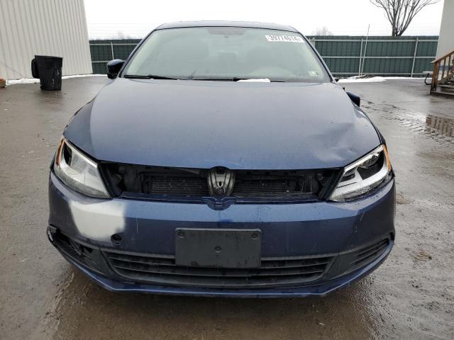 3VWDZ7AJ5BM012147 - 2011 VOLKSWAGEN JETTA SE BLUE photo 5