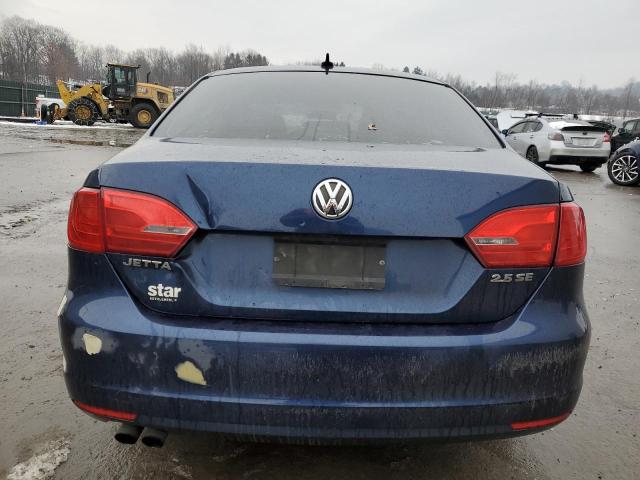 3VWDZ7AJ5BM012147 - 2011 VOLKSWAGEN JETTA SE BLUE photo 6